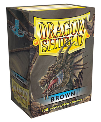 Arcane Tinmen Dragon Shield Brown