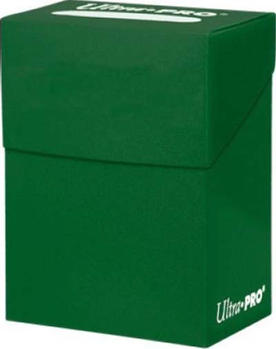 Ultra Pro Solid Color Deck Box - Forest Green