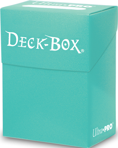 Ultra Pro Solid Color Deck Box - Aqua