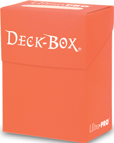 Ultra Pro Solid Color Deck Box - Peach