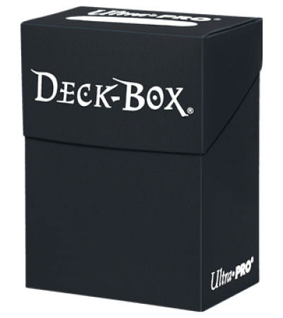 Ultra Pro Solid Color Deck Box - Black