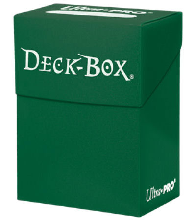 Ultra Pro Solid Color Deck Box - Green