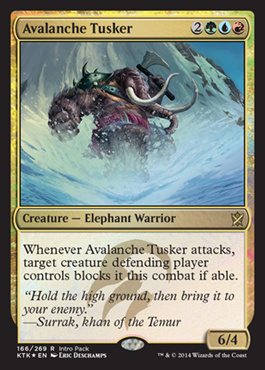 Avalanche Tusker (Intro Pack Foil)