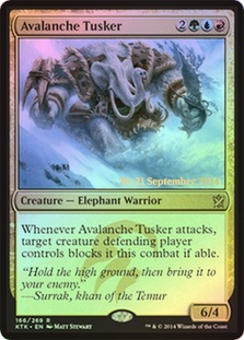 Avalanche Tusker (Prerelease Foil)