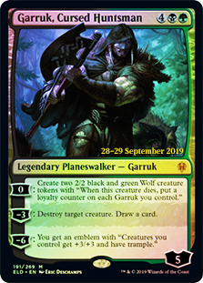 Garruk, Cursed Huntsman (Prerelease Foil)
