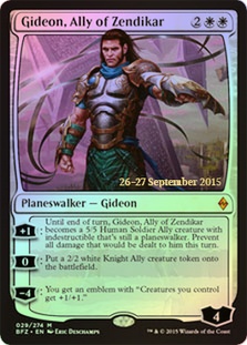 Gideon, Ally of Zendikar (Prerelease Foil)