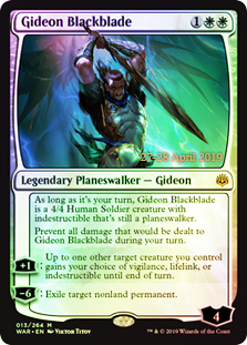 Gideon Blackblade (Prerelease Foil)