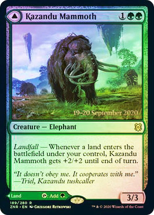 Kazandu Mammoth (Prerelease Foil)
