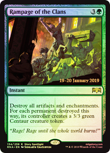 Rampage of the Clans (Prerelease Foil)