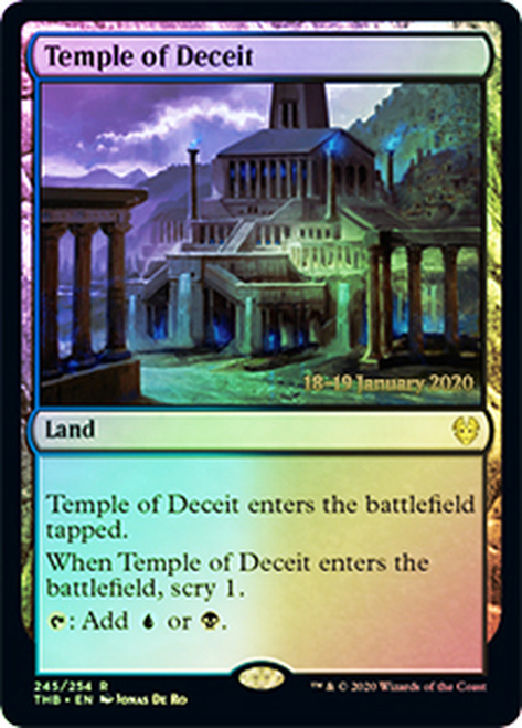 Temple of Deceit (THB Prerelease Foil)