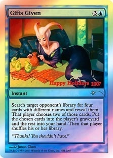 Gifts Given (2007 Holiday Foil)