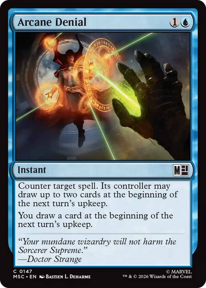 Arcane Denial (Surge Foil) [Marvel Super Heroes Commander]