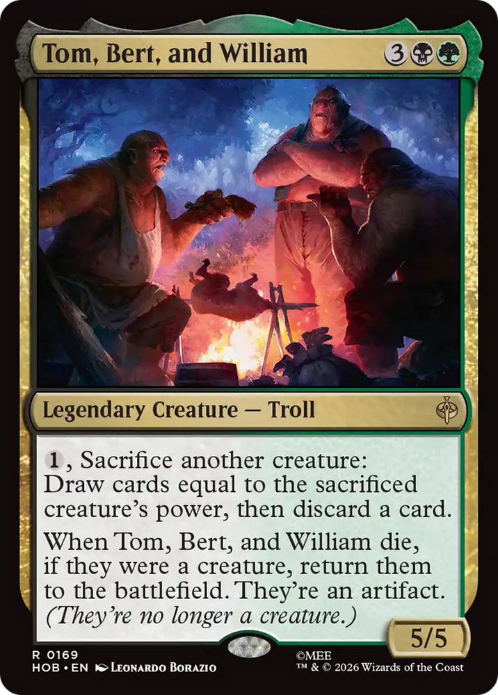 Tom, Bert, and William [The Hobbit]