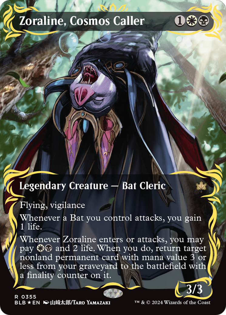 mtg bloomburrow raised foil cards Zinnia, Valley's Voice (Borderless) (Raised Foil) [Bloomburrow Command then shuffle Mabel, Heir to Cragflame (Borderless)