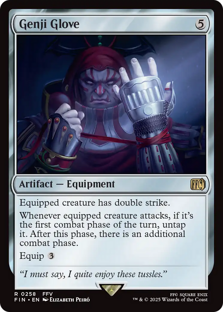 final fantasy mtg equipments Genji Glove [FINAL FANTASY] Equipped creature has If DISNEY LORCANA Is About Deck:Sapphire / Amber new release