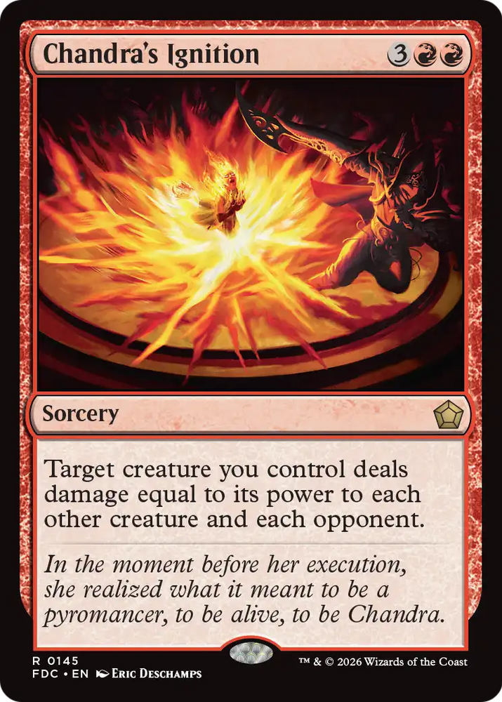 Chandra's Ignition [Foundations Commander]