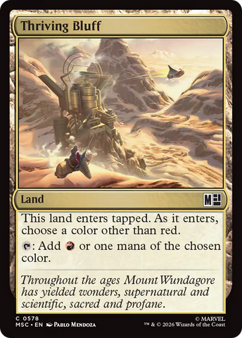 Thriving Bluff [Marvel Super Heroes Commander]