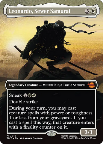 Leonardo, Sewer Samurai (Borderless) [Teenage Mutant Ninja Turtles]