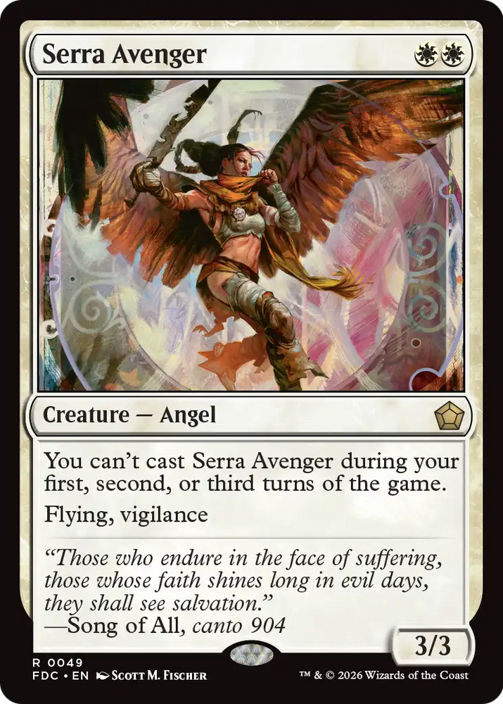 Serra Avenger [Foundations Commander]