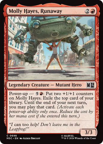 Molly Hayes, Runaway [Marvel Super Heroes Commander]