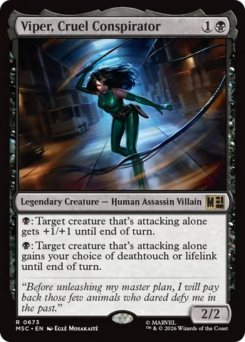 Viper, Cruel Conspirator [Marvel Super Heroes Commander]