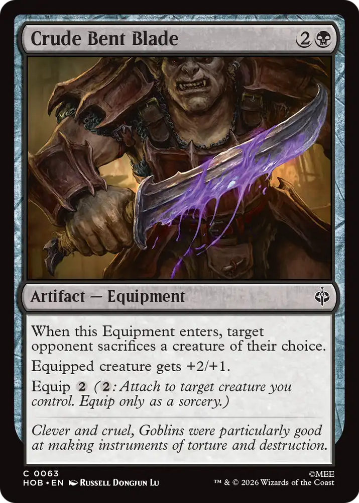 Crude Bent Blade [The Hobbit]