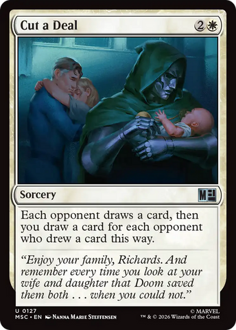 Cut a Deal (Surge Foil) [Marvel Super Heroes Commander]
