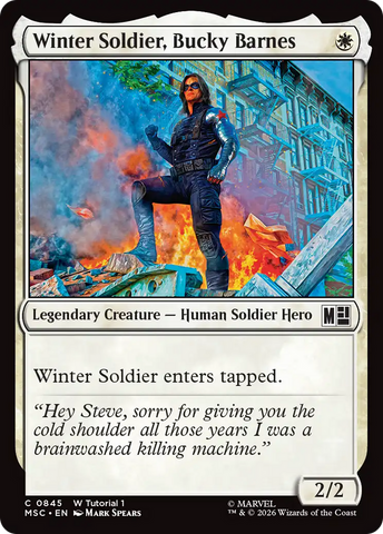 Winter Soldier, Bucky Barnes (0845) [Marvel Super Heroes Commander]