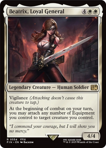 adelbert steiner mtg card Magic The Gathering - Universes Beyond - Final Fantasy Lifelink Adelbert Steiner gets +1/+1 for each Equipment you control. Search Results