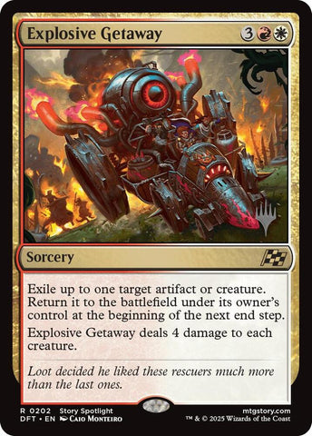 Explosive Getaway (Promo Pack) [Aetherdrift Promos]