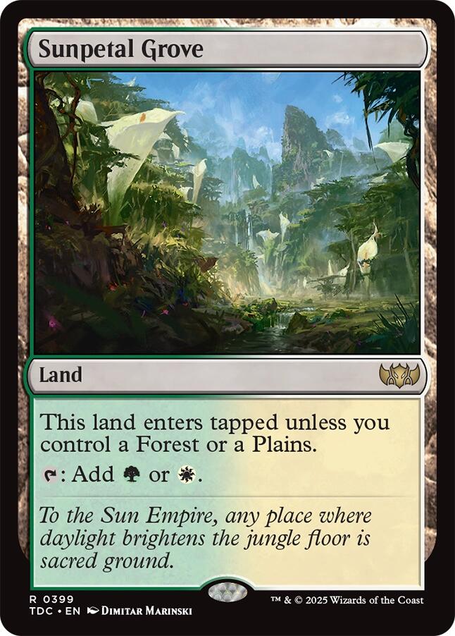 Sunpetal Grove [Tarkir: Dragonstorm Commander]