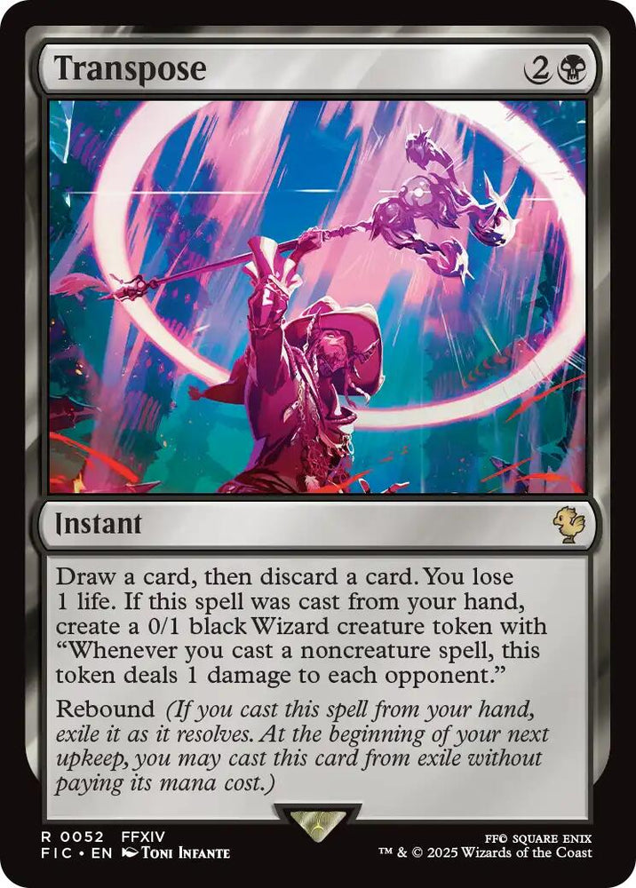 mtg final fantasy surge foil prices Transpose (Surge Foil) [FINAL FANTASY Commander]