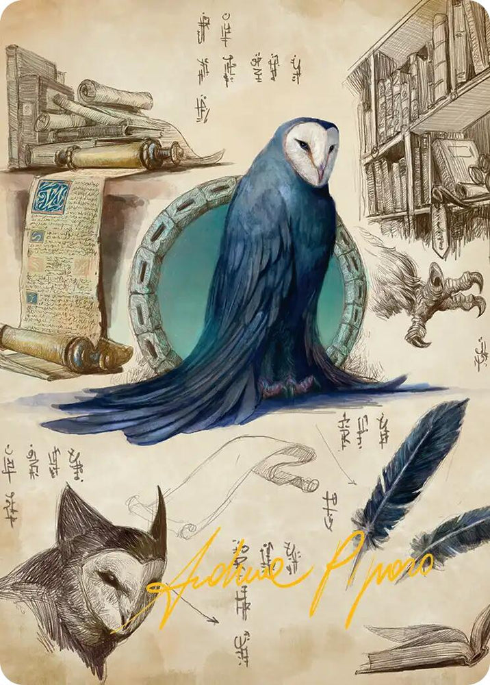 Wan Shi Tong, Librarian Art Card (Gold-Stamped Signature) [Avatar: The Wan Shi Tong, Librarian Art Card (Gold-Stamped Signature) [Avatar: The