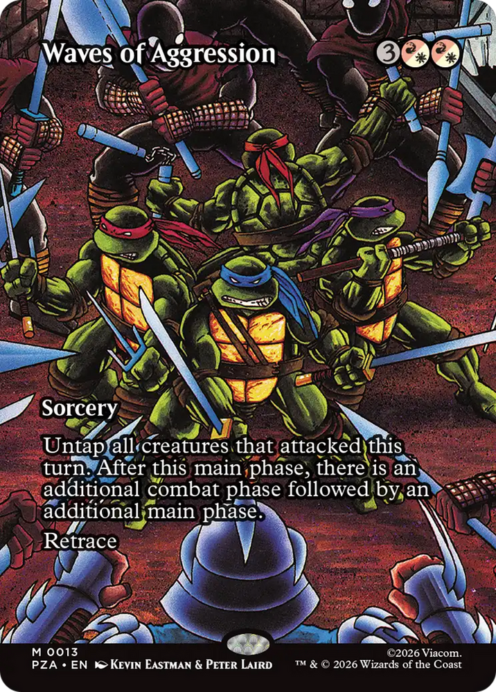 Waves of Aggression (Borderless) [Teenage Mutant Ninja Turtles Eternal-Legal]
