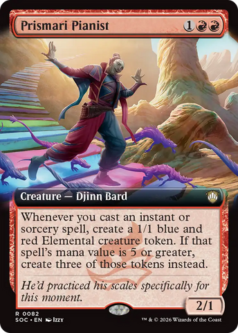 Prismari Pianist (Extended Art) [Secrets of Strixhaven Commander]