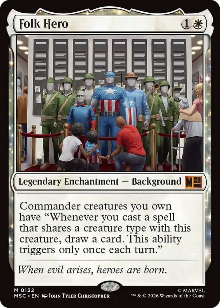 Folk Hero (Surge Foil) [Marvel Super Heroes Commander]