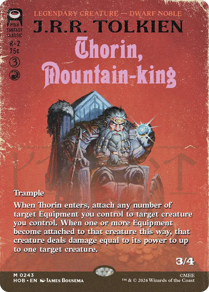Thorin, Mountain-king (Borderless) [The Hobbit]