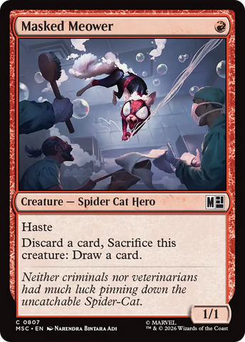 Masked Meower [Marvel Super Heroes Commander]