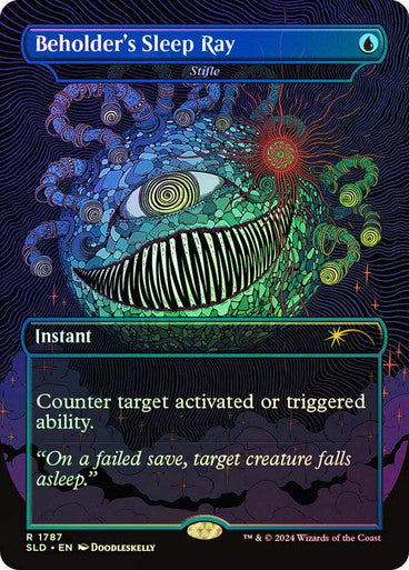 Beholder's Sleep Ray - Stifle (Rainbow Foil) [Secret Lair Drop Series]