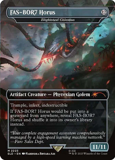 FAS-BOR7 Horus -  Blightsteel Colossus [Secret Lair Drop Series]