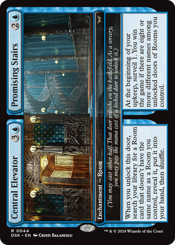 Central Elevator // Promising Stairs [Duskmourn: House of Horror]