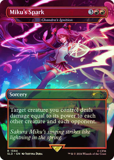Miku's Spark - Chandra's Ignition (Rainbow Foil) [Secret Lair Drop Series]