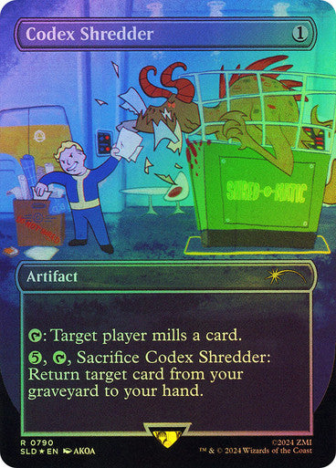 Codex Shredder (Rainbow Foil) [Secret Lair Drop Series]