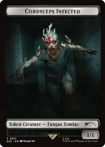 Cordyceps Infected Token (2201) [Secret Lair Drop Series]