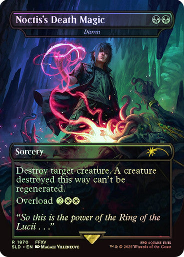 Noctis's Death Magic - Damn (Rainbow Foil) [Secret Lair Drop Series]