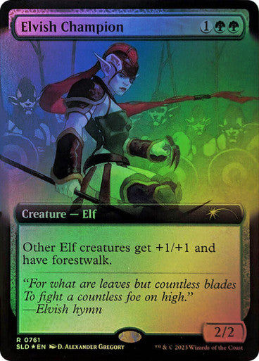 Elvish Champion (Extended Art) [Secret Lair Drop Series]