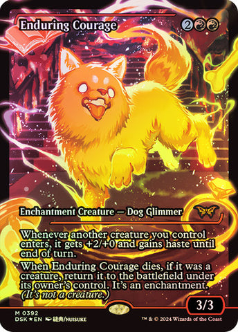 Enduring Courage (Japan Showcase) [Duskmourn: House of Horror]