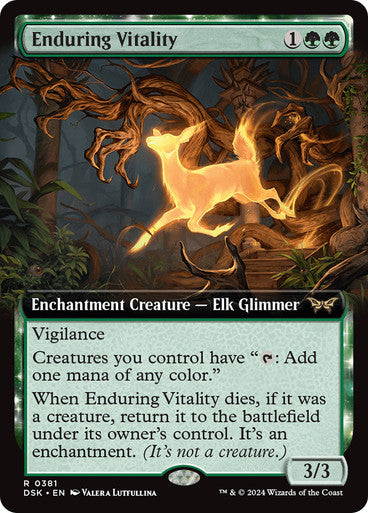Enduring Vitality (Extended Art) [Duskmourn: House of Horror]