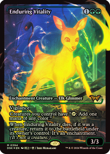 Enduring Vitality (Japan Showcase) [Duskmourn: House of Horror]