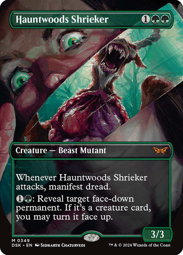 Hauntwoods Shrieker (Borderless) [Duskmourn: House of Horror]